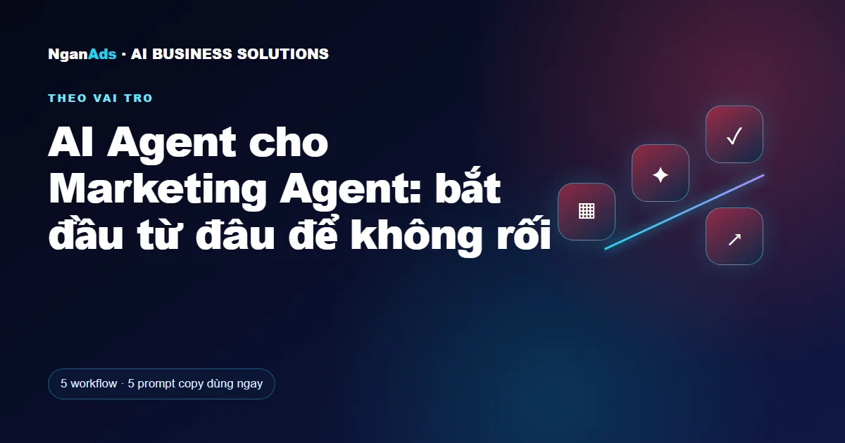 AI Agent cho Marketing Agent: bắt đầu từ đâu để không rối