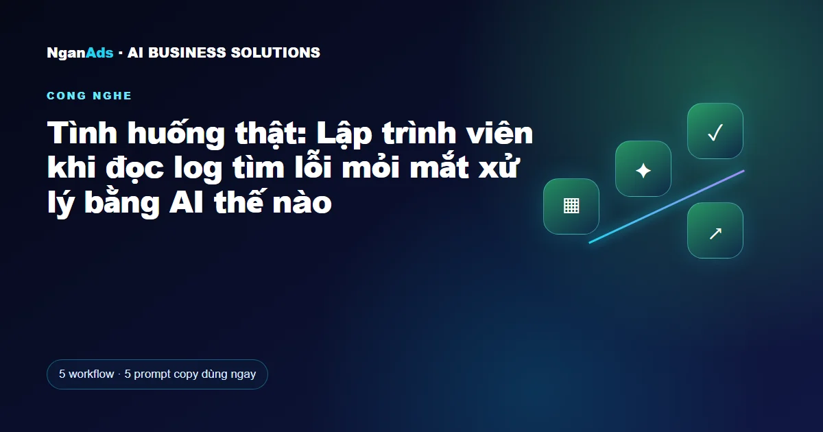 Tình huống thật: Lập trình viên khi đọc log tìm lỗi mỏi mắt 