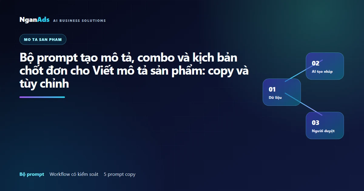 Bộ prompt kiểm định mô tả sản phẩm