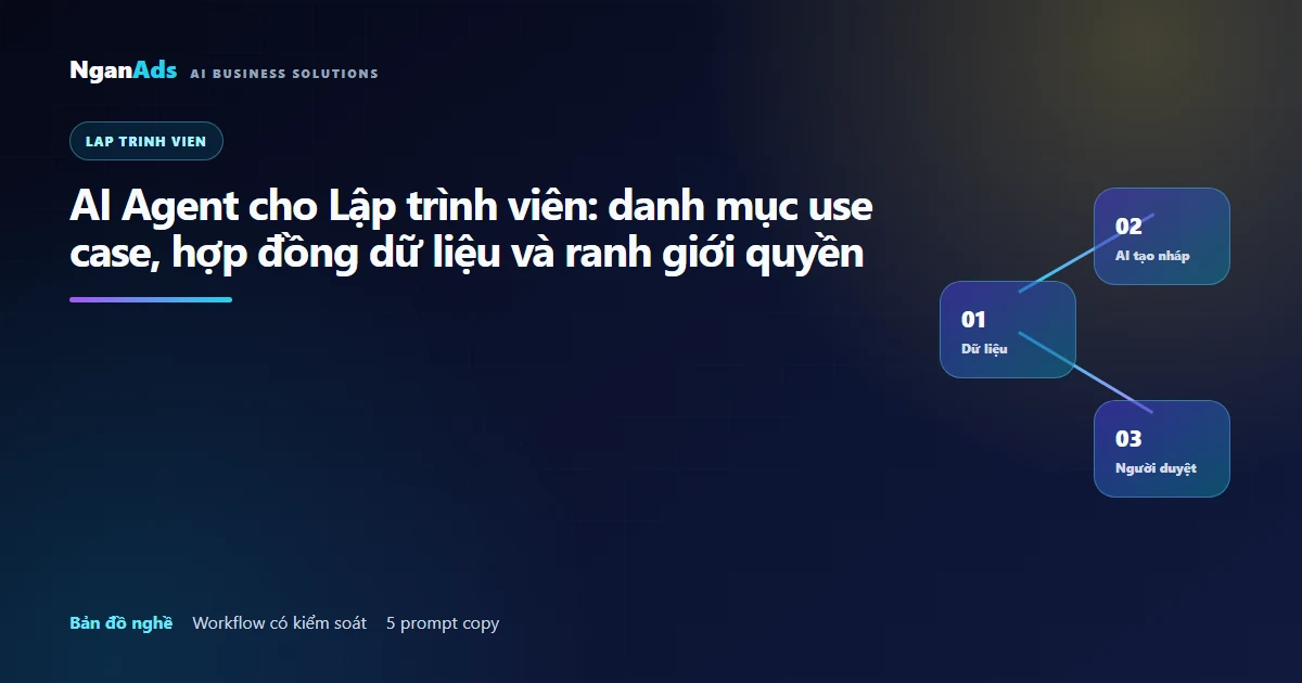 AI Agent cho Lập trình viên: use case, dữ liệu và quyền