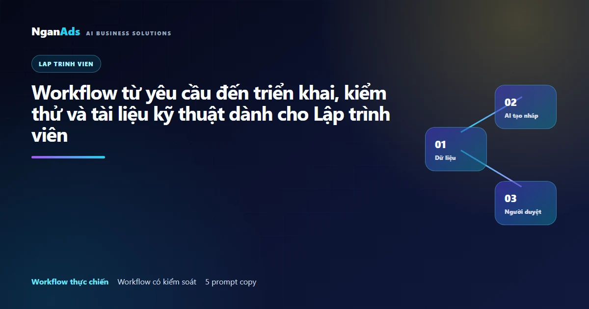 Workflow AI cho Lập trình viên: change request đến rollback