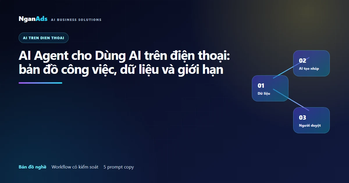 AI Agent cho Dùng AI trên điện thoại: bản đồ công việc, d…