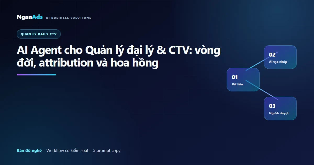 AI Agent quản lý đại lý & CTV: dữ liệu và giới hạn