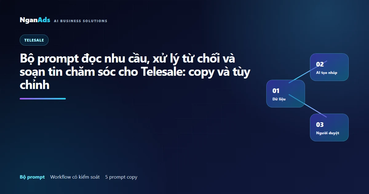 5 prompt AI cho Telesale gọi và chăm sóc đúng consent