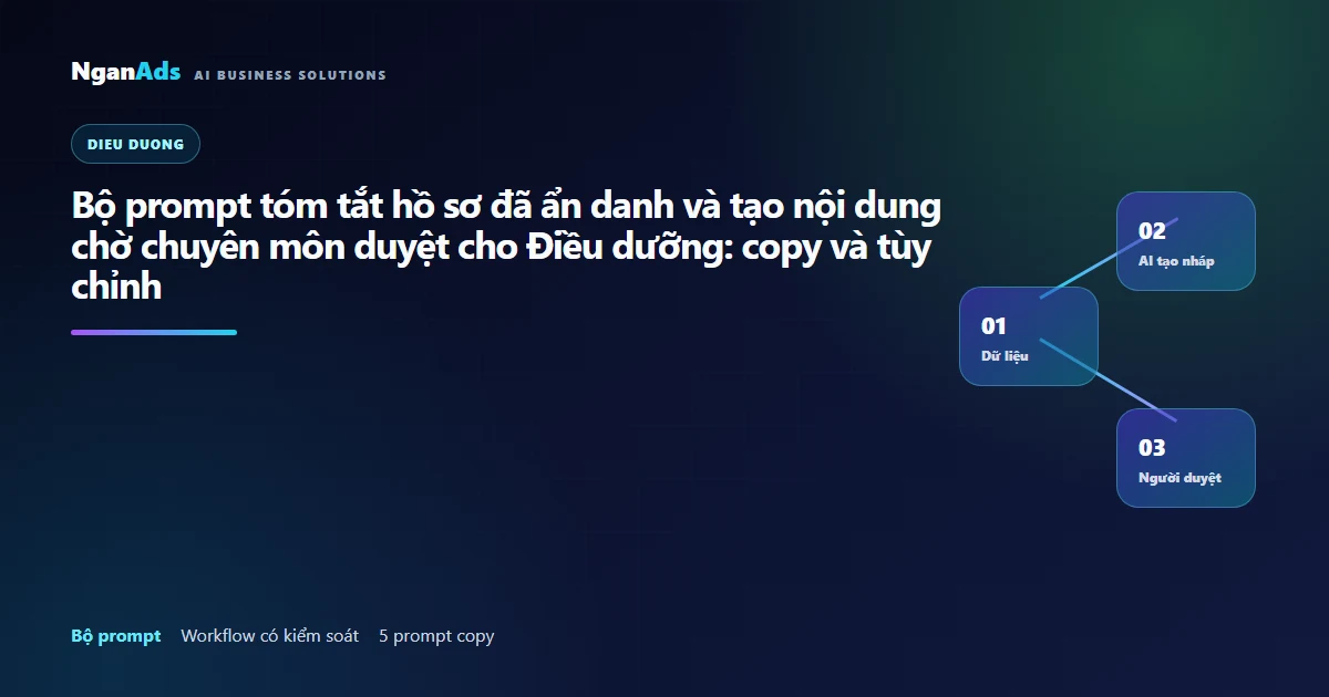Bộ prompt tóm tắt hồ sơ đã ẩn danh và tạo nội dung chờ ch…