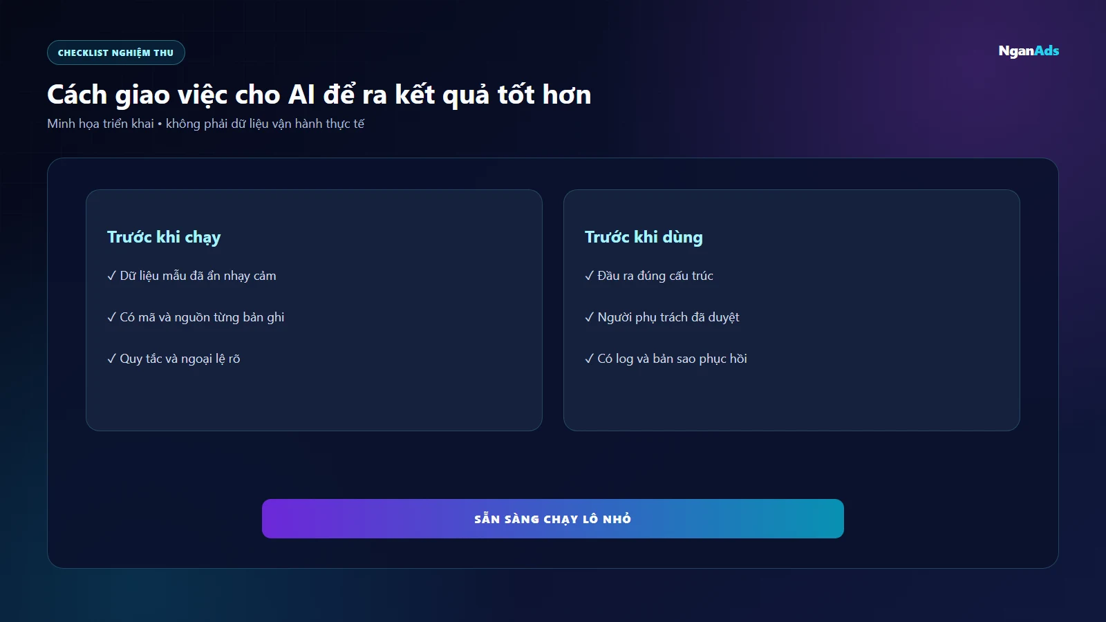 Hướng dẫn trực quan cách giao việc cho ai để ra kết quả tốt hơn
