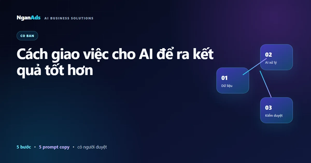 Cách giao việc cho AI để ra kết quả tốt hơn